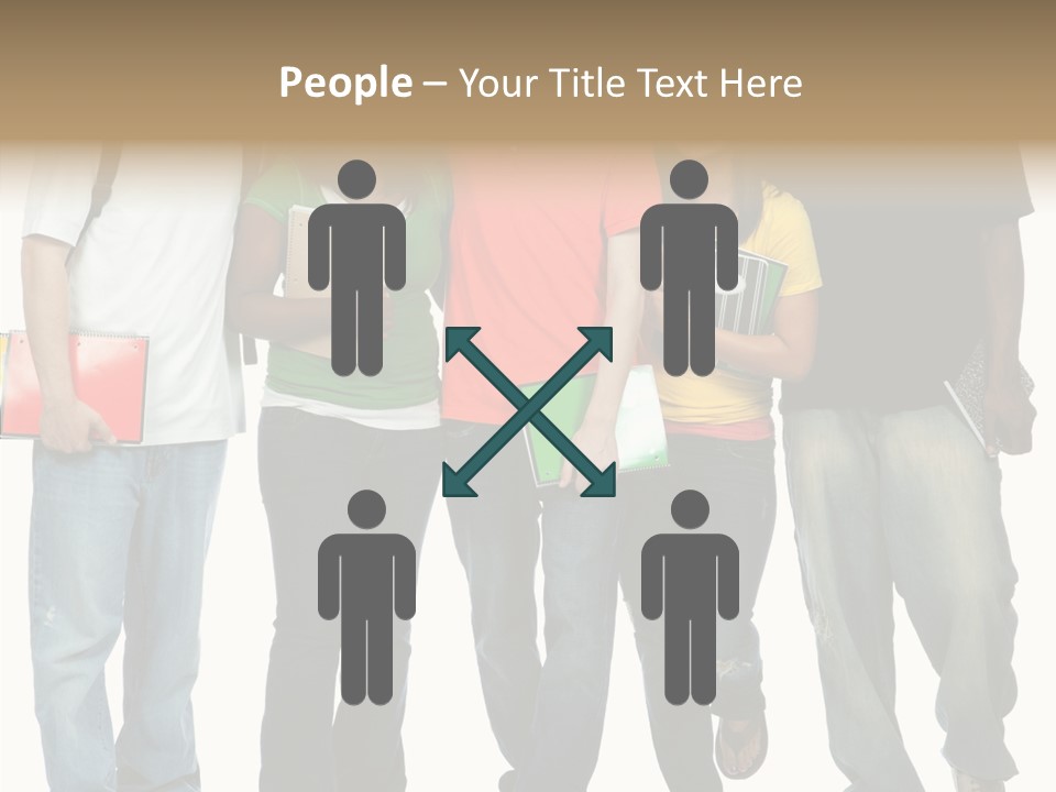 Teamwork Female Break PowerPoint Template