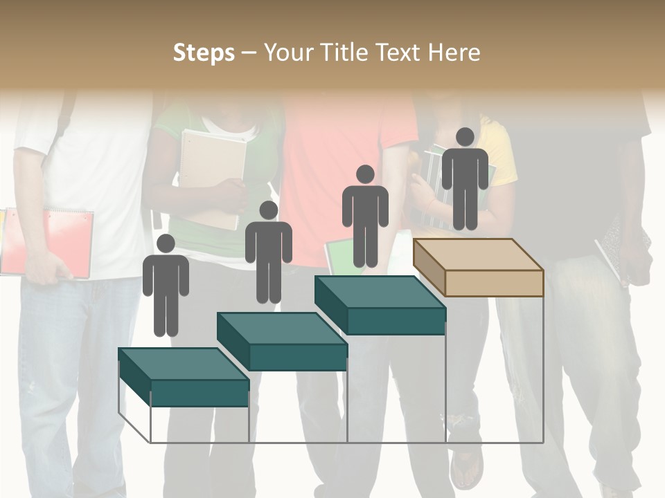 Teamwork Female Break PowerPoint Template