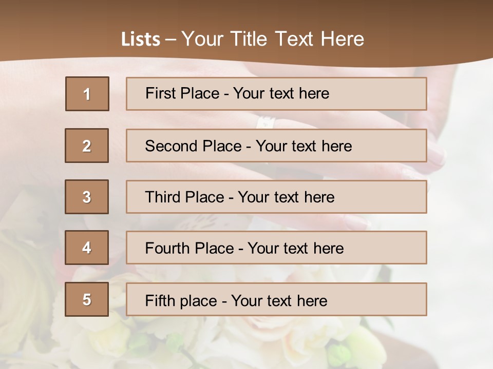 Wed Greeting Beginning PowerPoint Template