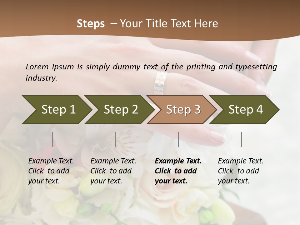Wed Greeting Beginning PowerPoint Template