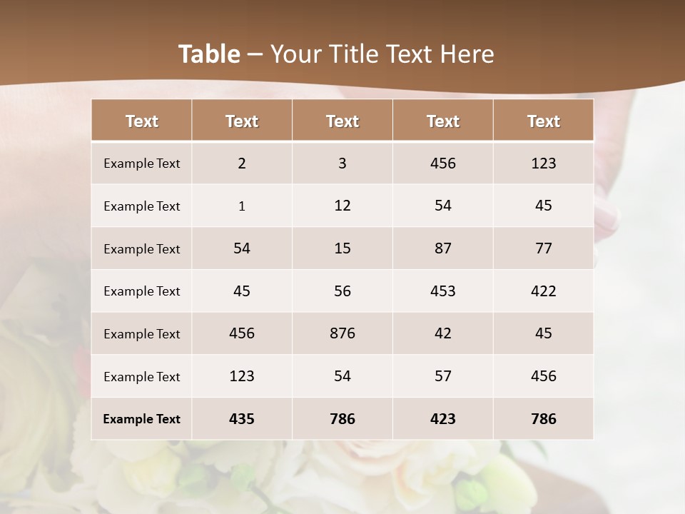 Wed Greeting Beginning PowerPoint Template