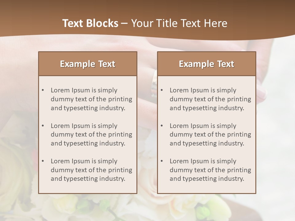 Wed Greeting Beginning PowerPoint Template