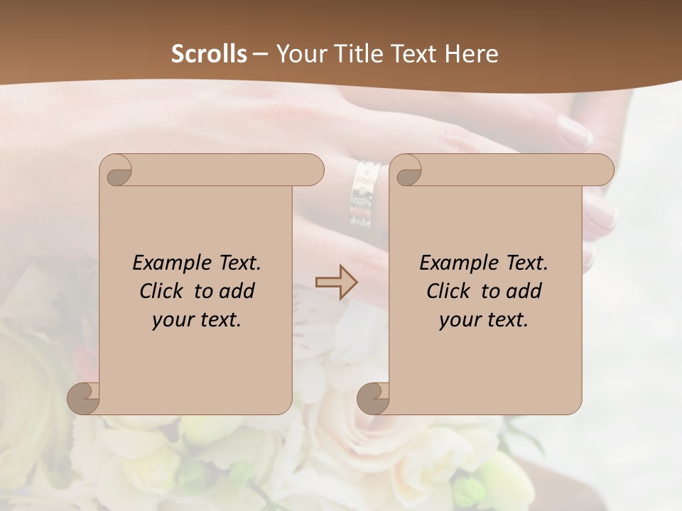 Wed Greeting Beginning PowerPoint Template
