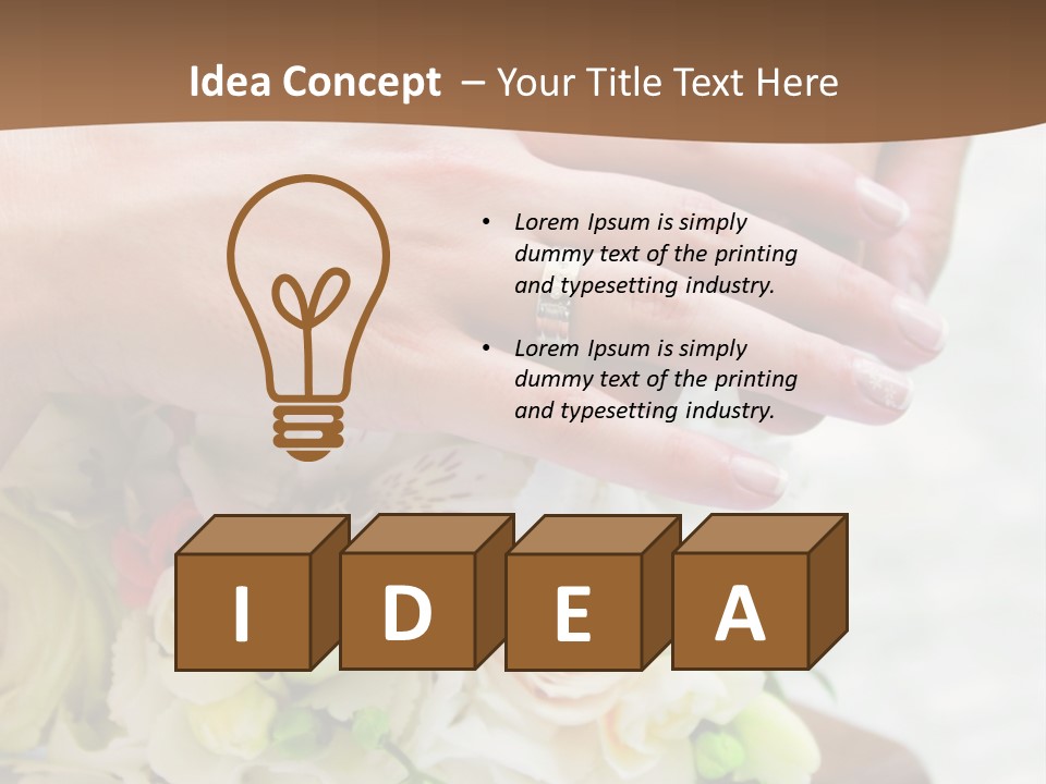 Wed Greeting Beginning PowerPoint Template