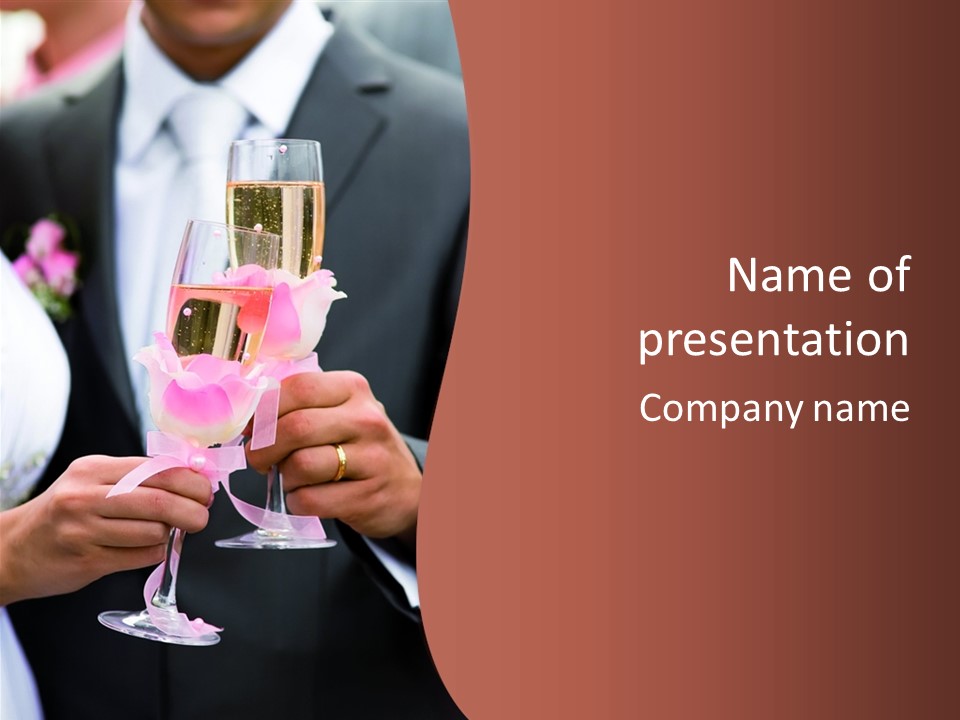 Glasses Details Groom PowerPoint Template