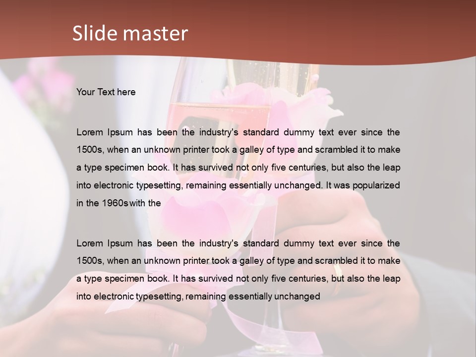 Glasses Details Groom PowerPoint Template