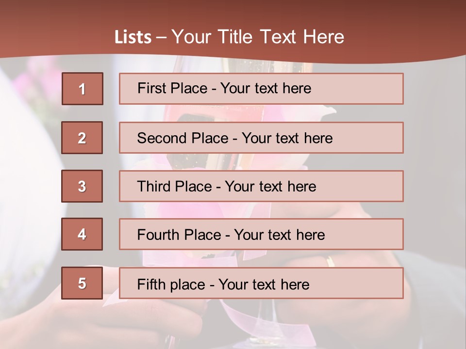 Glasses Details Groom PowerPoint Template