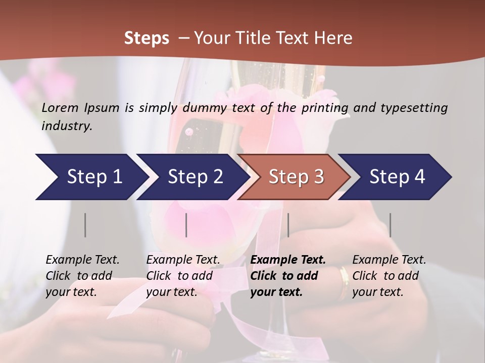 Glasses Details Groom PowerPoint Template