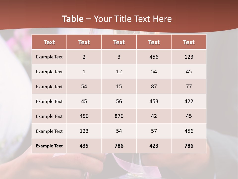 Glasses Details Groom PowerPoint Template