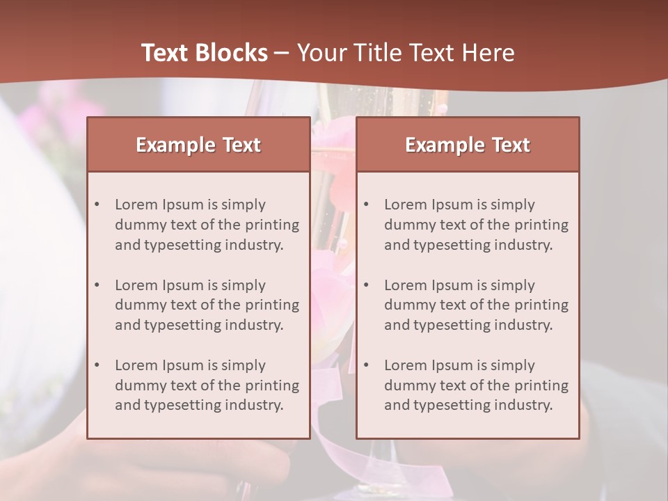 Glasses Details Groom PowerPoint Template