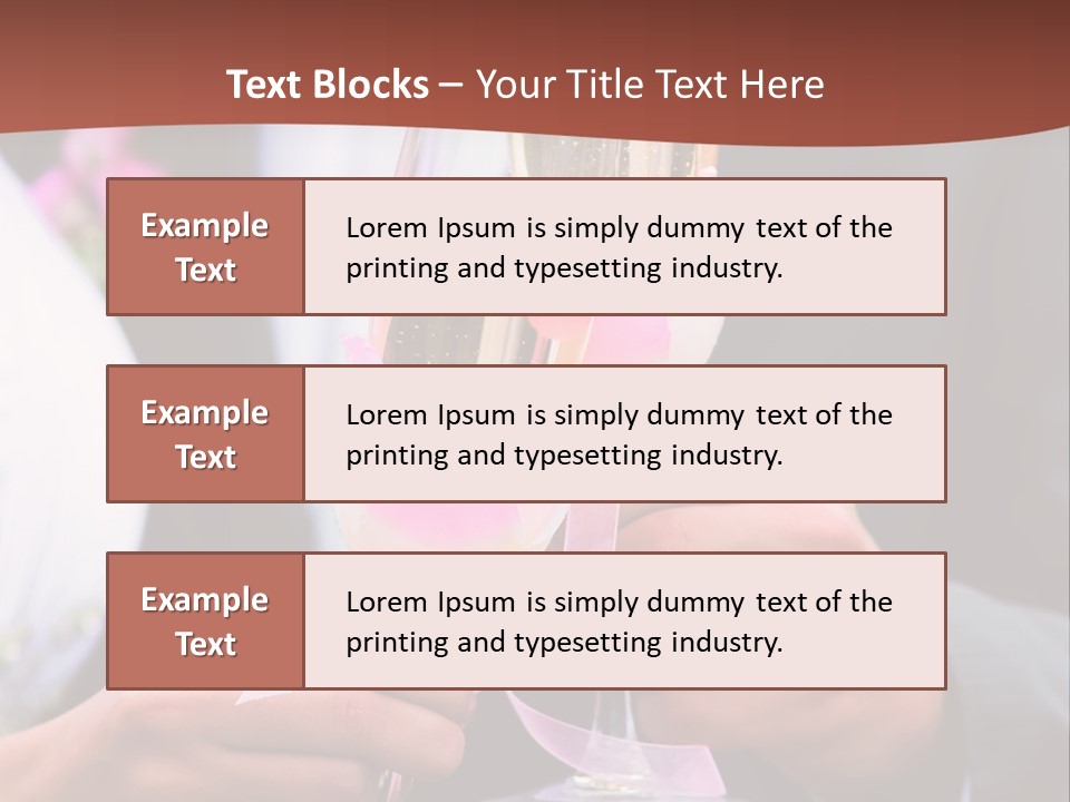 Glasses Details Groom PowerPoint Template