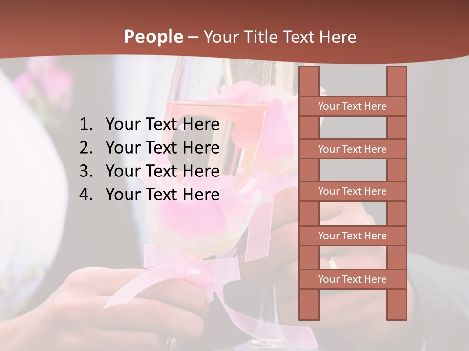 Glasses Details Groom PowerPoint Template