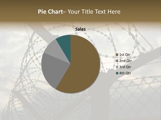 Barrier Differential Fence PowerPoint Template