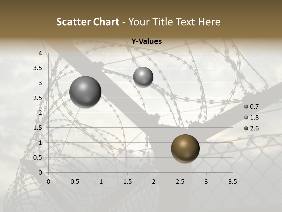 Barrier Differential Fence PowerPoint Template