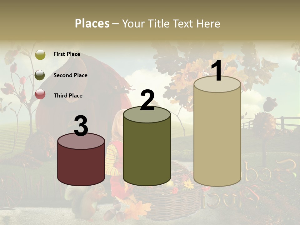 Acorn Meadow October PowerPoint Template