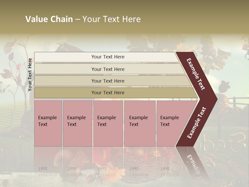 Acorn Meadow October PowerPoint Template