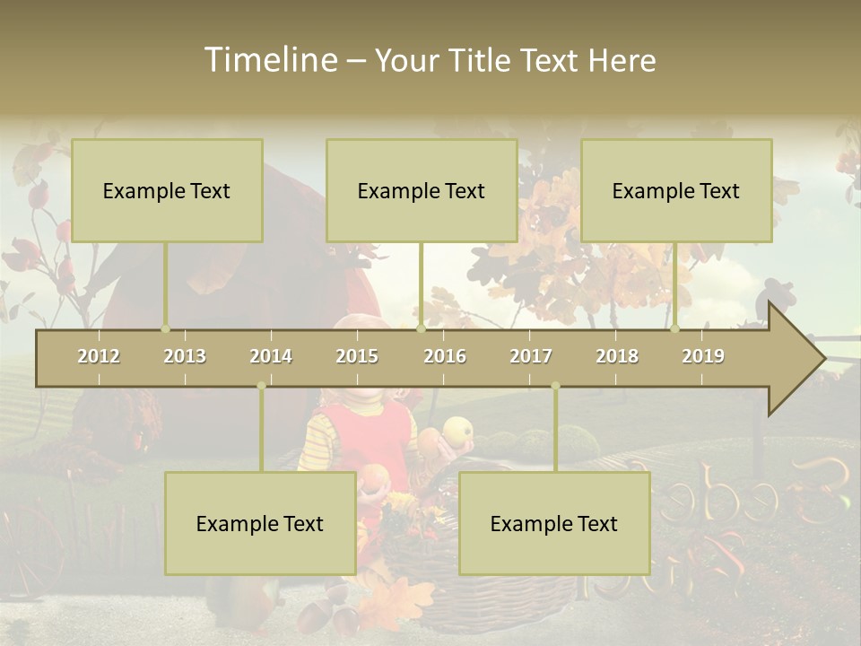 Acorn Meadow October PowerPoint Template