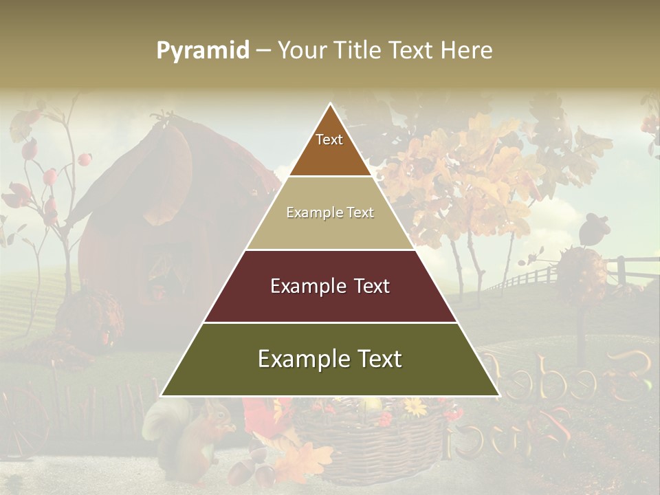 Acorn Meadow October PowerPoint Template