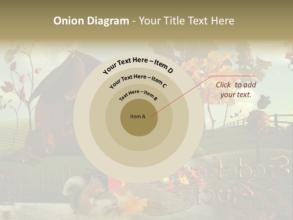 Acorn Meadow October PowerPoint Template