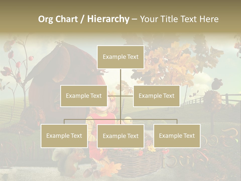 Acorn Meadow October PowerPoint Template