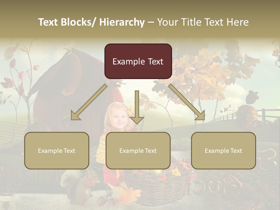 Acorn Meadow October PowerPoint Template