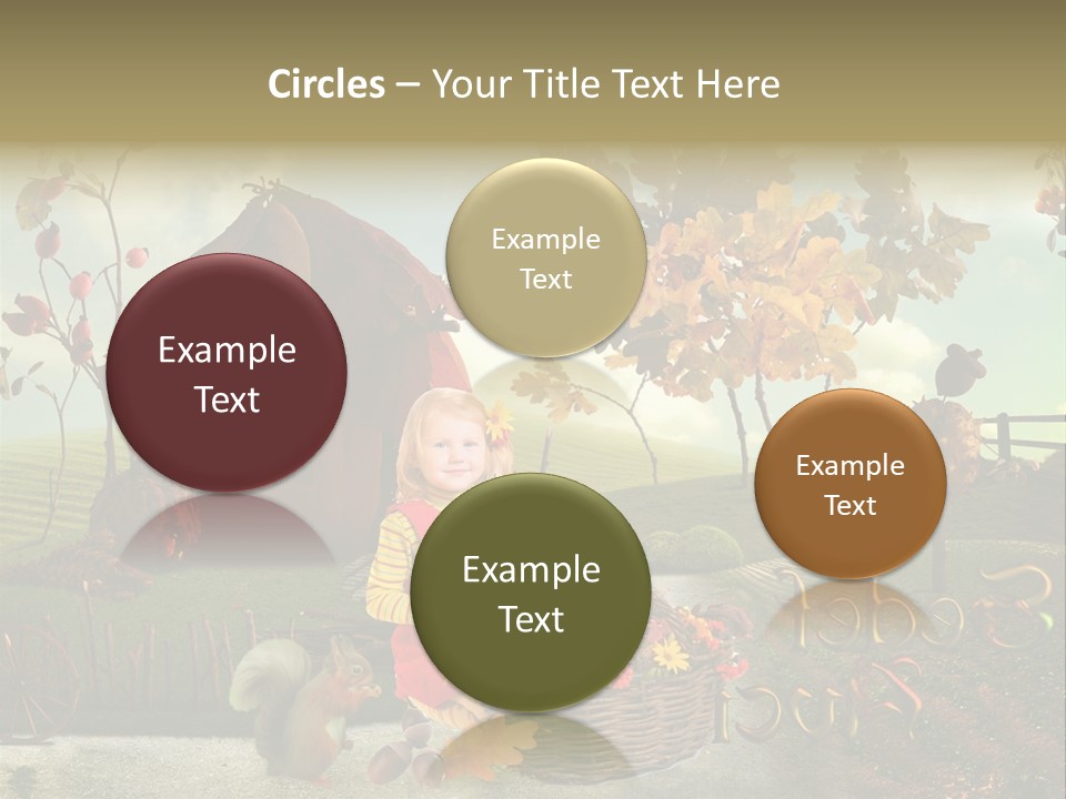 Acorn Meadow October PowerPoint Template