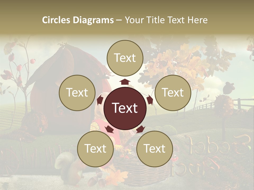 Acorn Meadow October PowerPoint Template