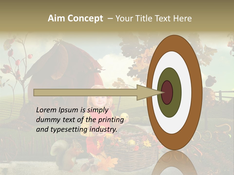 Acorn Meadow October PowerPoint Template