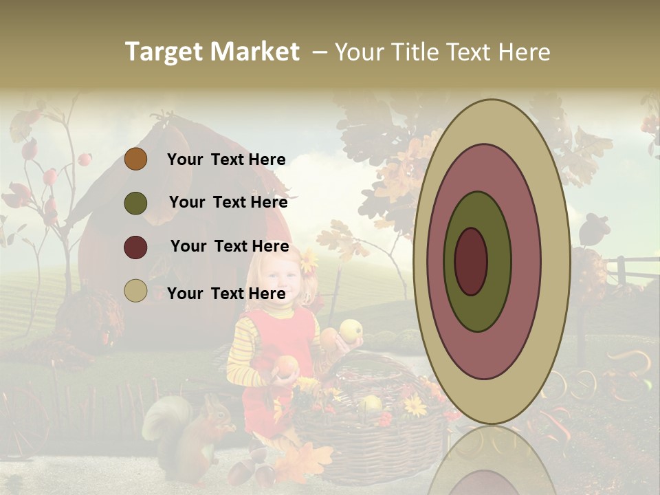 Acorn Meadow October PowerPoint Template