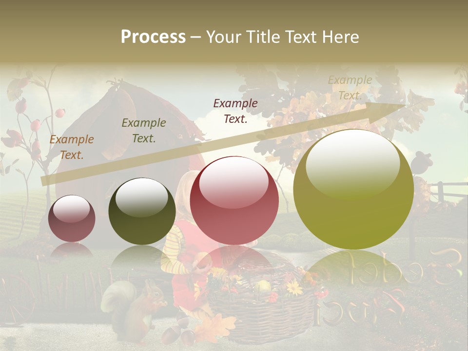 Acorn Meadow October PowerPoint Template