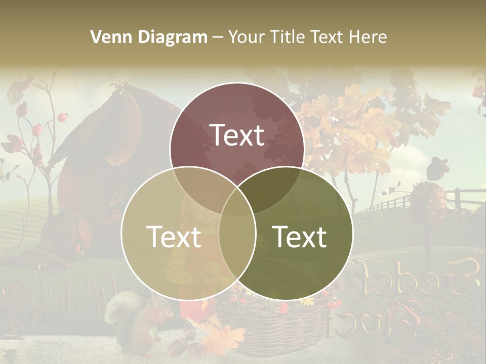 Acorn Meadow October PowerPoint Template