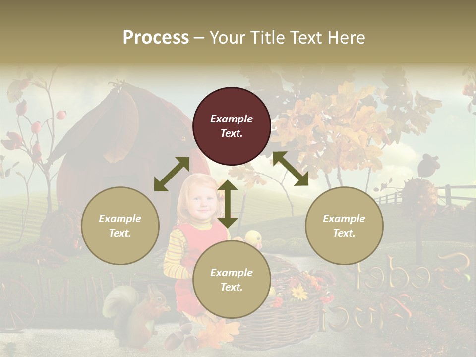 Acorn Meadow October PowerPoint Template