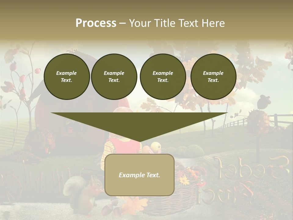 Acorn Meadow October PowerPoint Template