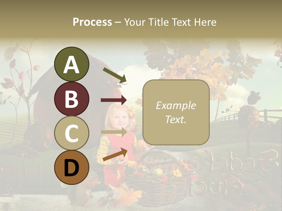 Acorn Meadow October PowerPoint Template