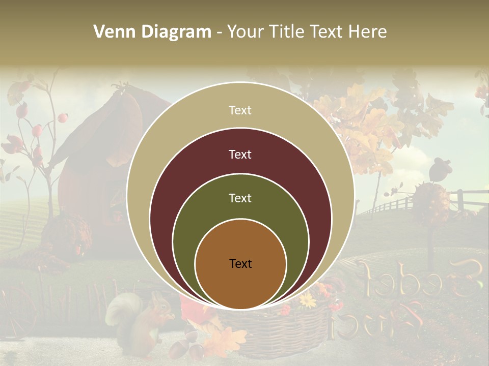 Acorn Meadow October PowerPoint Template
