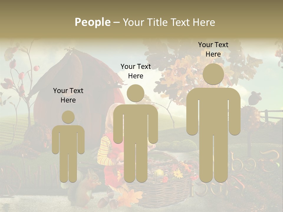 Acorn Meadow October PowerPoint Template