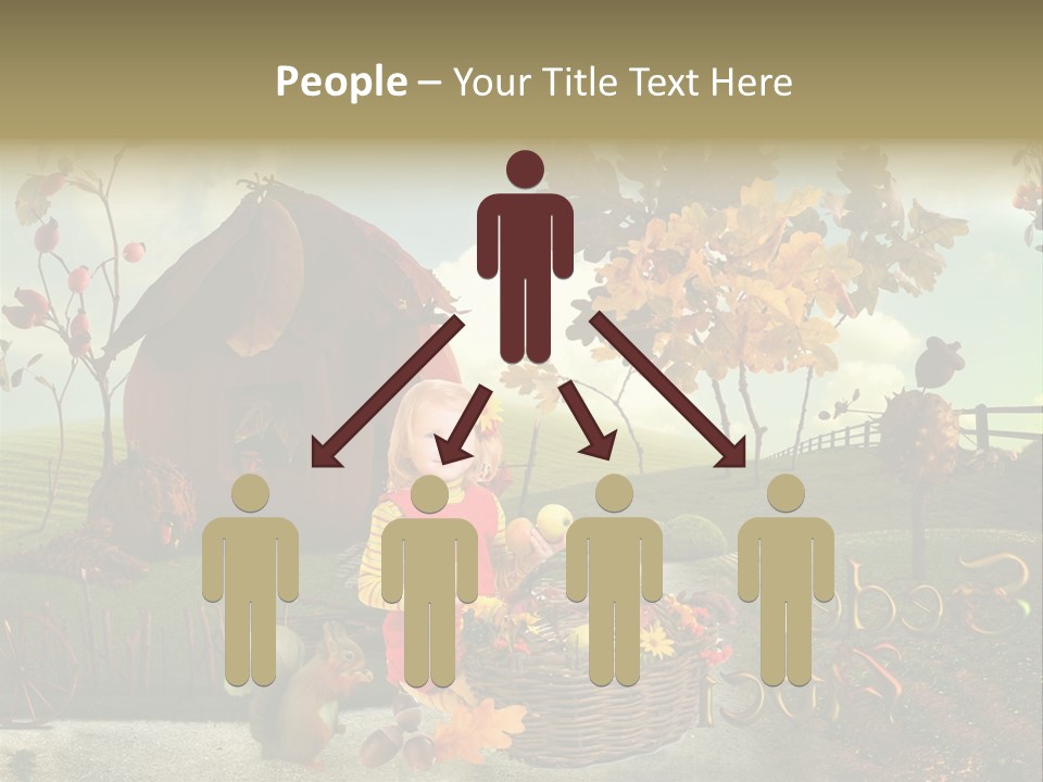 Acorn Meadow October PowerPoint Template