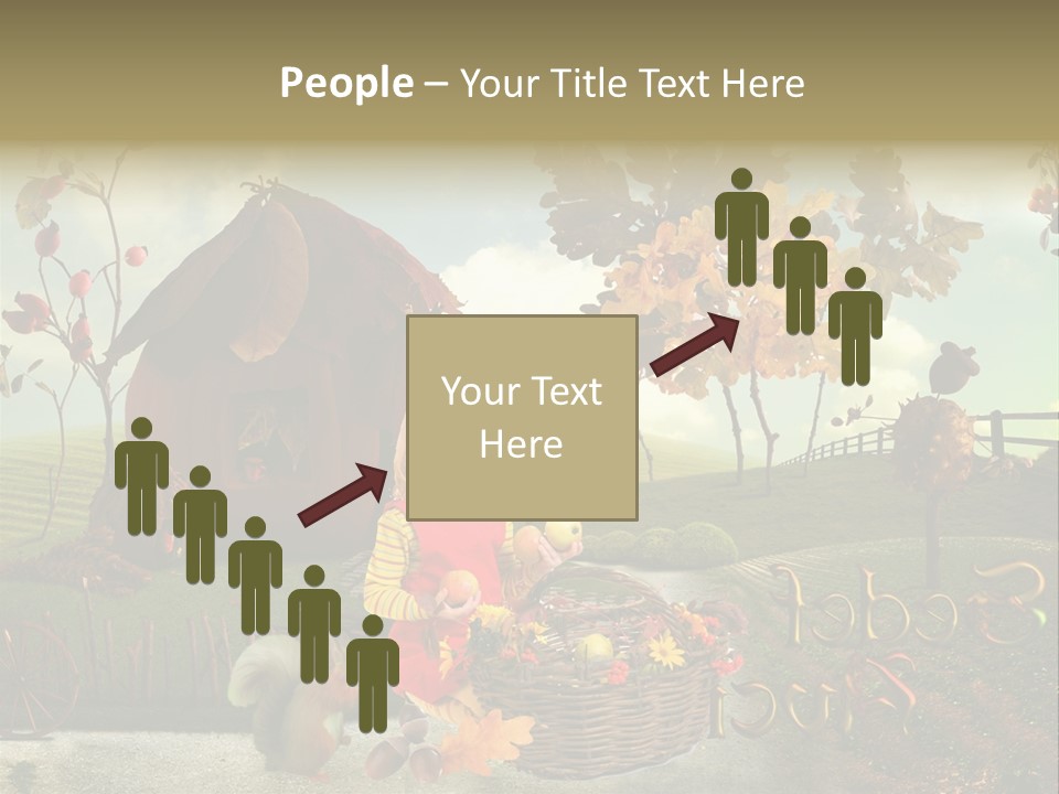 Acorn Meadow October PowerPoint Template