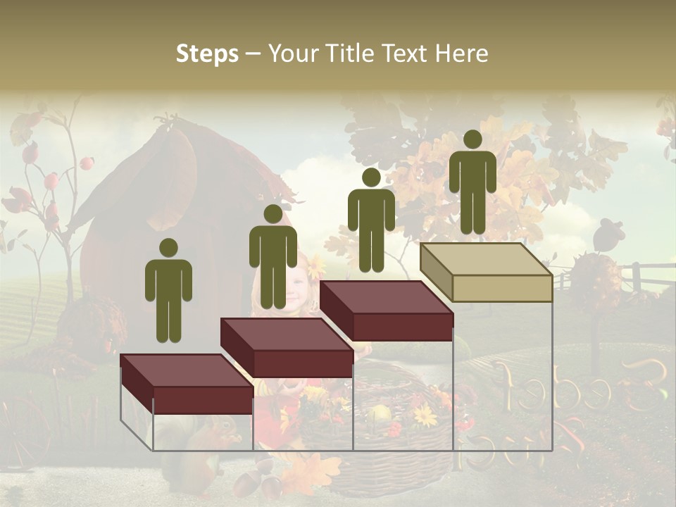 Acorn Meadow October PowerPoint Template