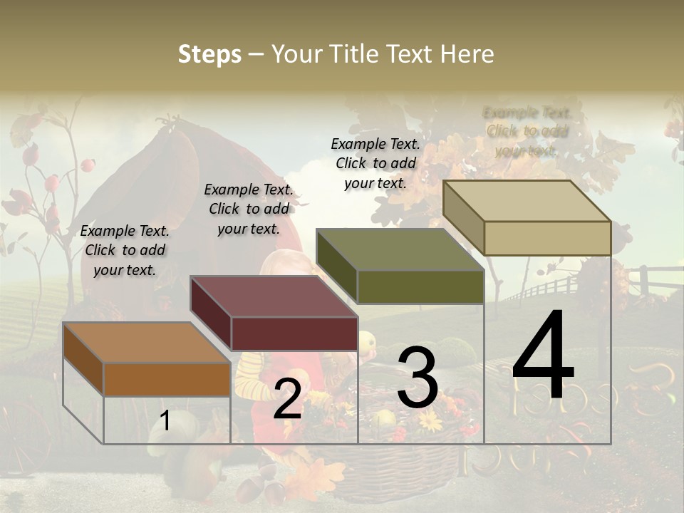 Acorn Meadow October PowerPoint Template