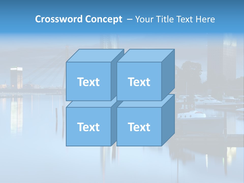 Bridge Pier Landmark PowerPoint Template