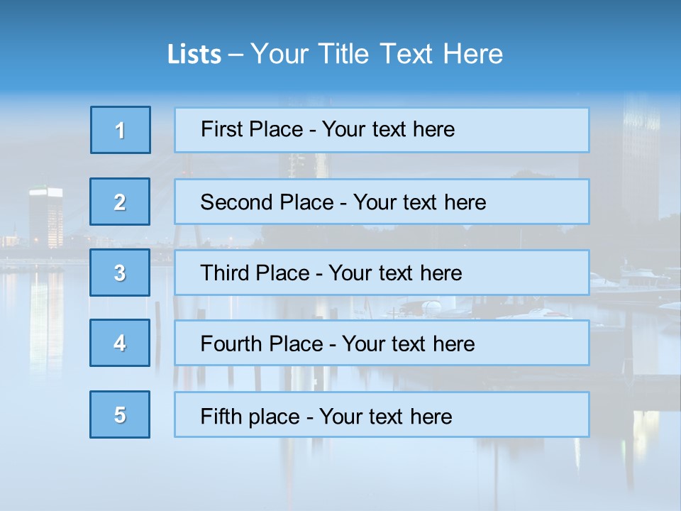 Bridge Pier Landmark PowerPoint Template