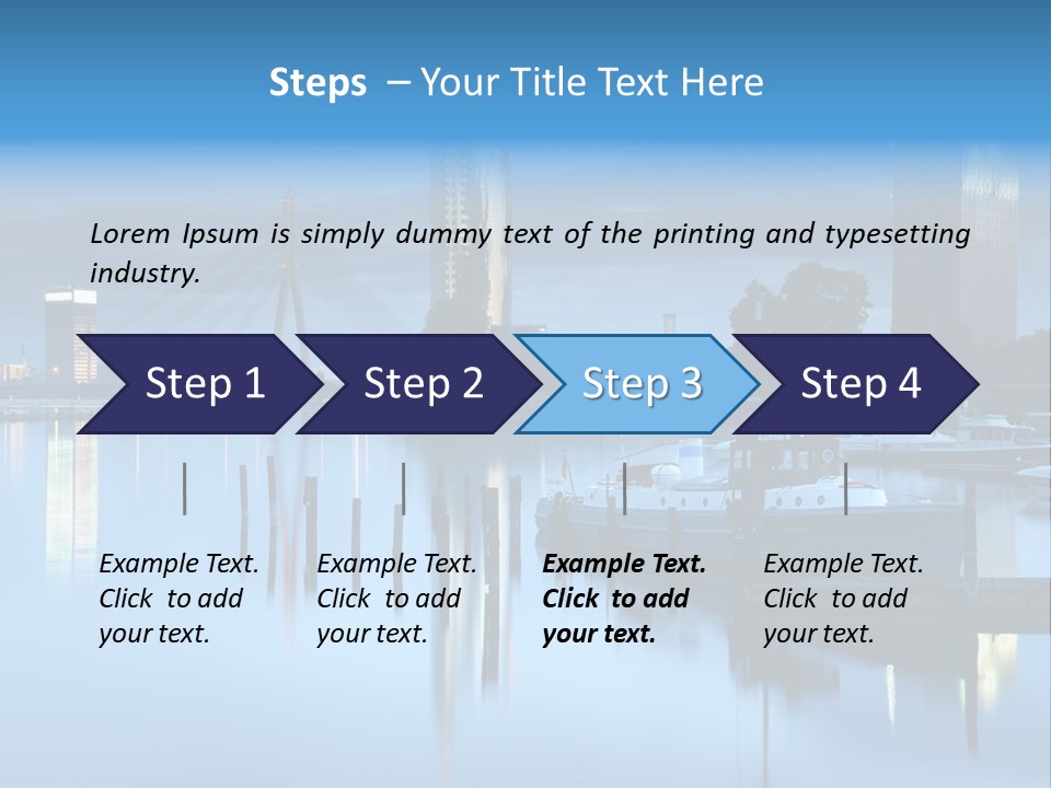 Bridge Pier Landmark PowerPoint Template