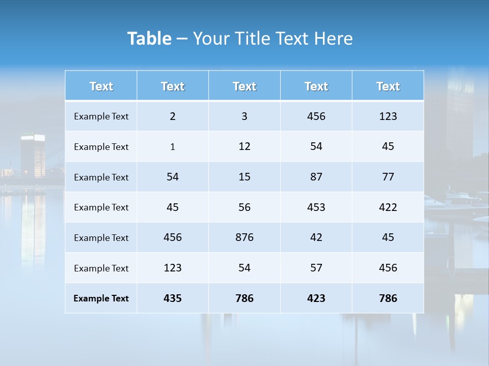 Bridge Pier Landmark PowerPoint Template