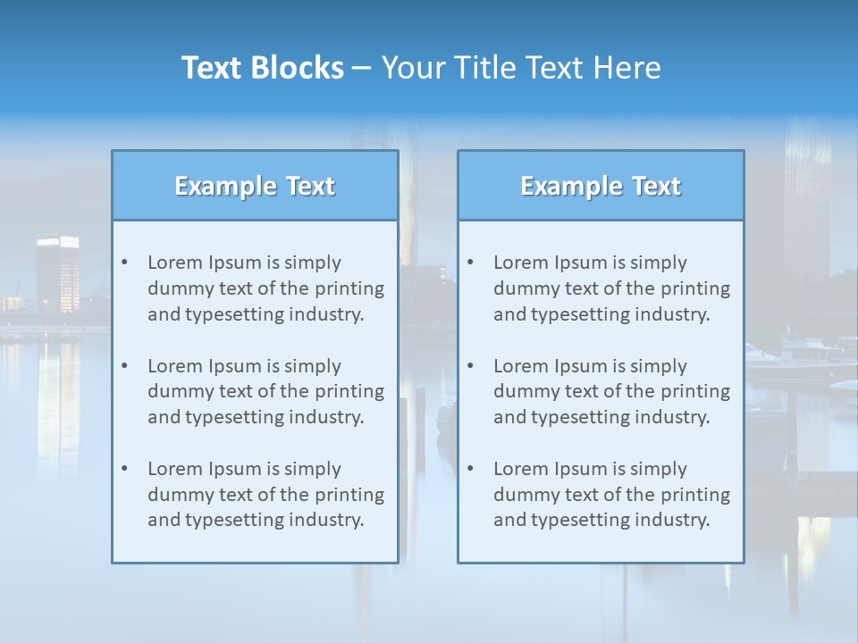 Bridge Pier Landmark PowerPoint Template