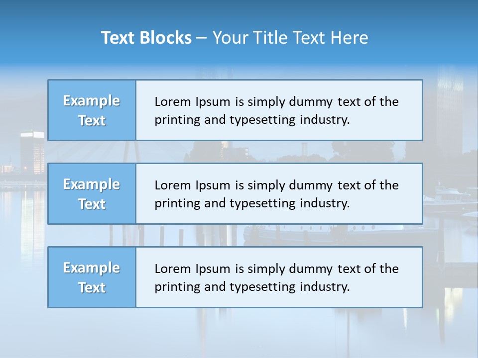 Bridge Pier Landmark PowerPoint Template