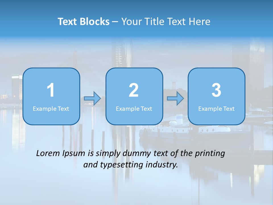 Bridge Pier Landmark PowerPoint Template