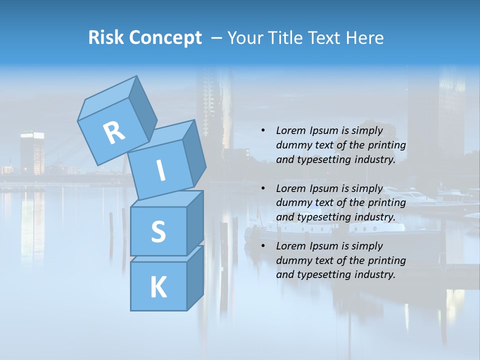 Bridge Pier Landmark PowerPoint Template