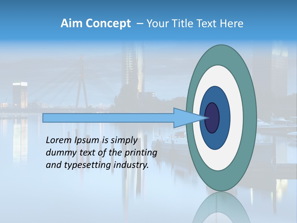 Bridge Pier Landmark PowerPoint Template