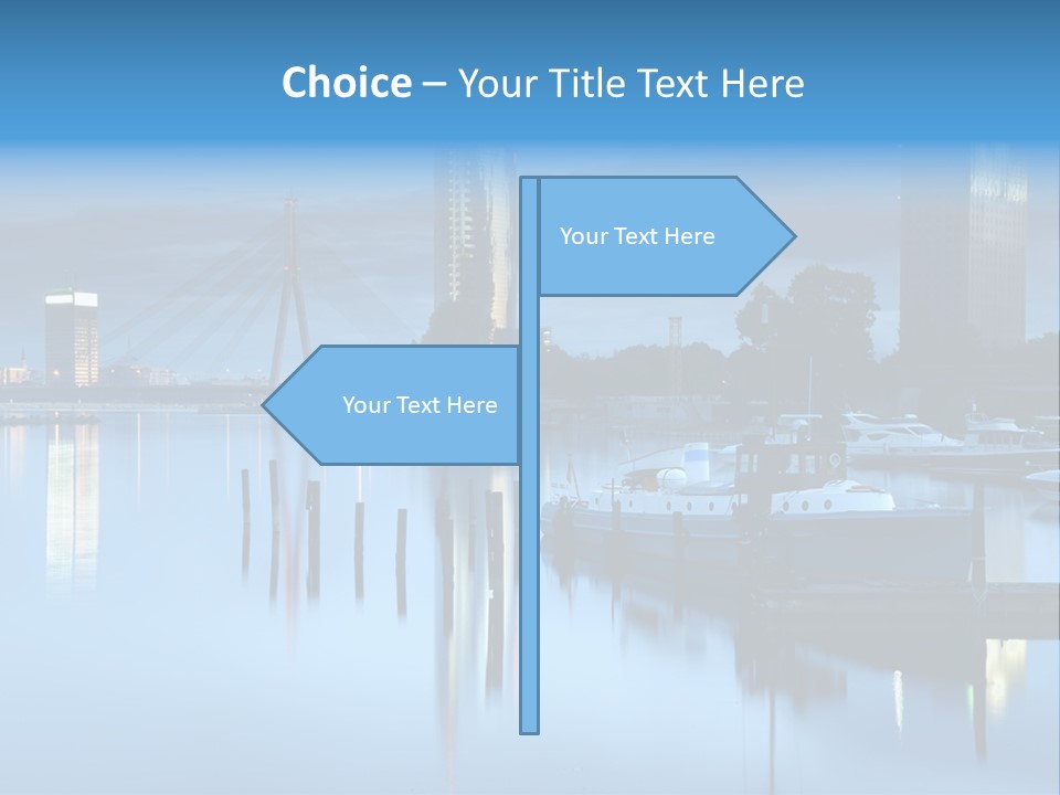 Bridge Pier Landmark PowerPoint Template